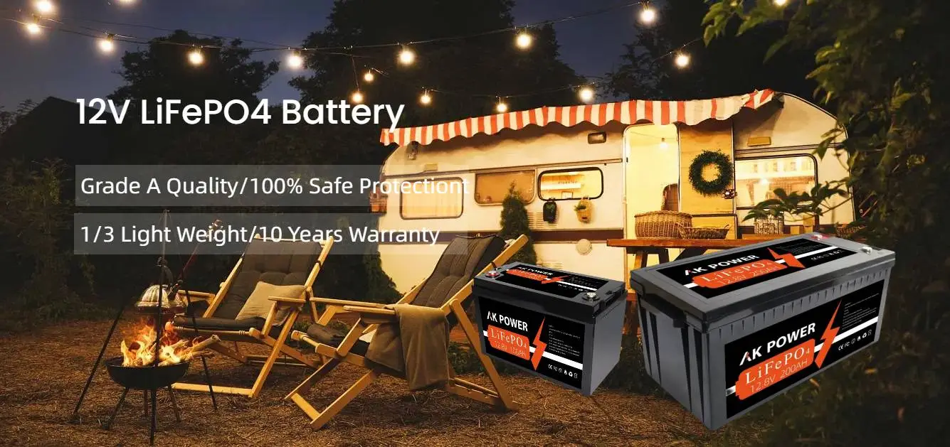 ak power 12V lithium battery features