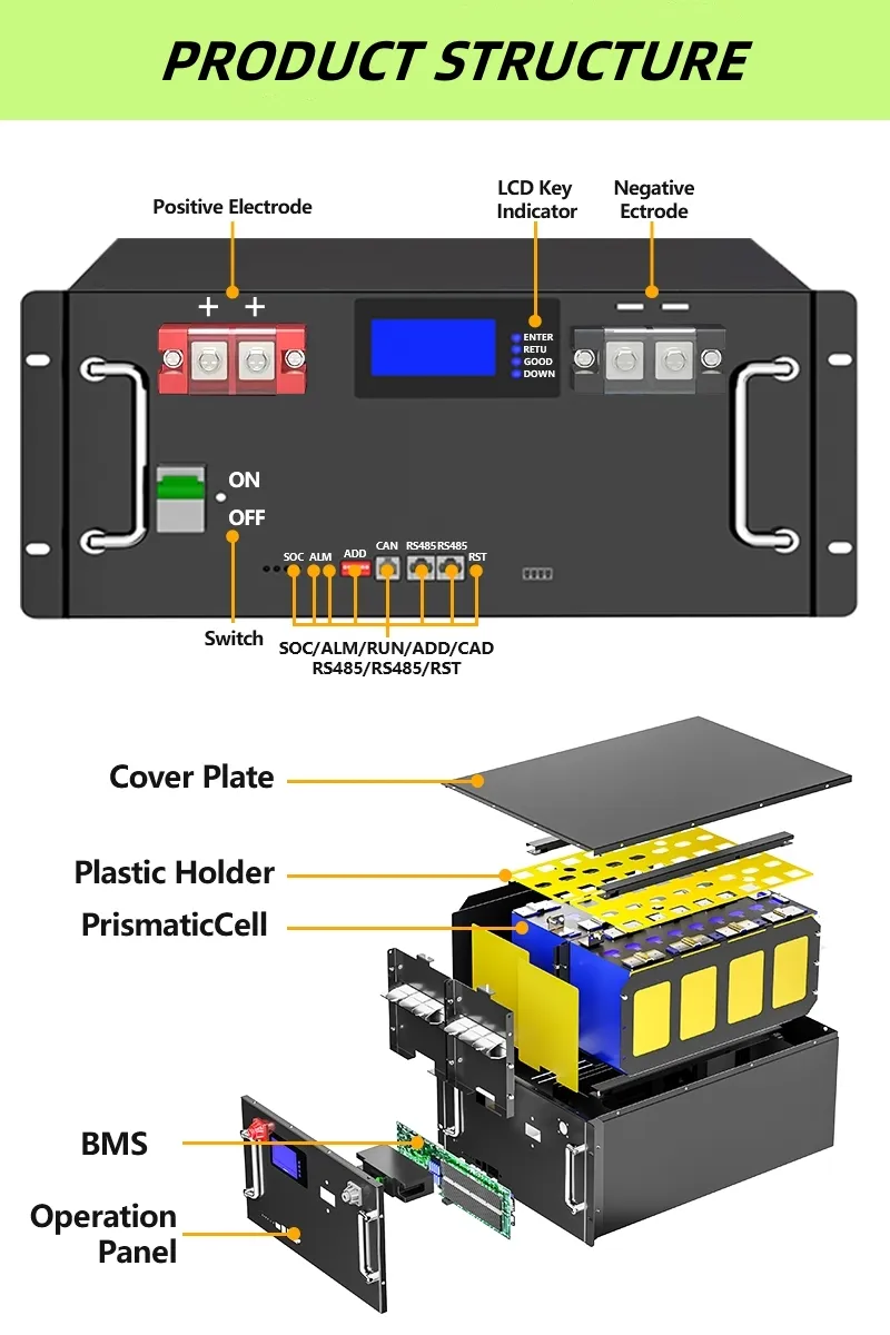 AK POWER 48V 200Ah LiFePO4 Battery Rack Module Deep Cycles 8000 Times - Image 3