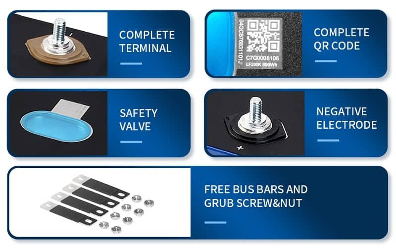 CATL 3.2v 314Ah lifepo4 battery parts