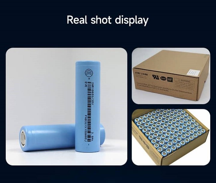 ak power 18650 package