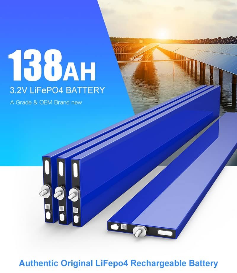 eve 3.2v 138ah lithium battery cells